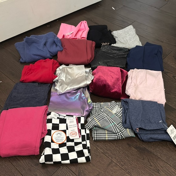 Other - Assorted Leggings Collection 5/6 t mix 17 pairs
